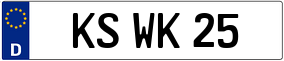 Truck License Plate